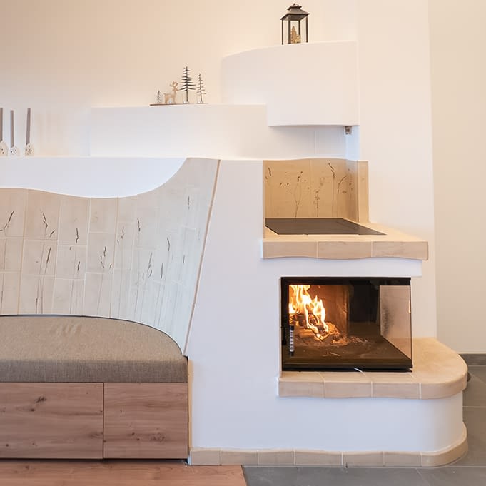 Feuerstätte Speicherofen Ganzhausheizung